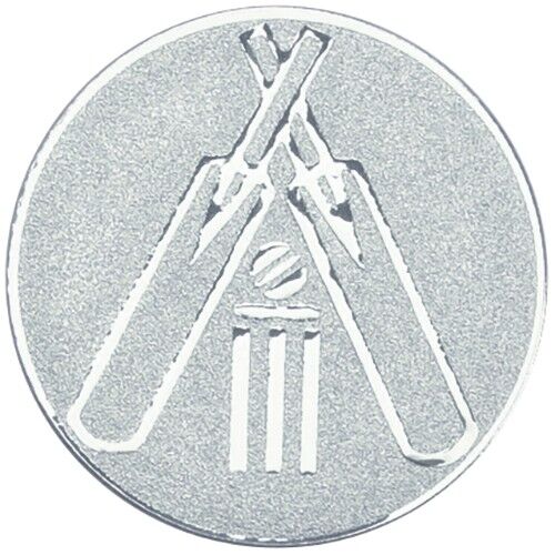 Metal Cricket Centre 50Mm - Silver 2" Thumbnail