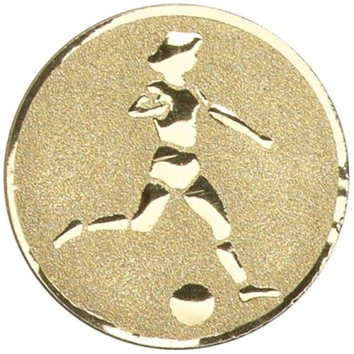 Metal Female Football Centre 50Mm - Gold 2" Thumbnail