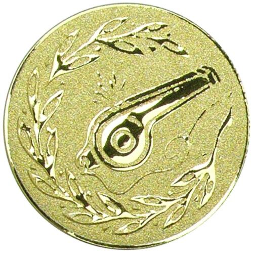 Metal Whistle Centre 50Mm - Gold 2" Thumbnail