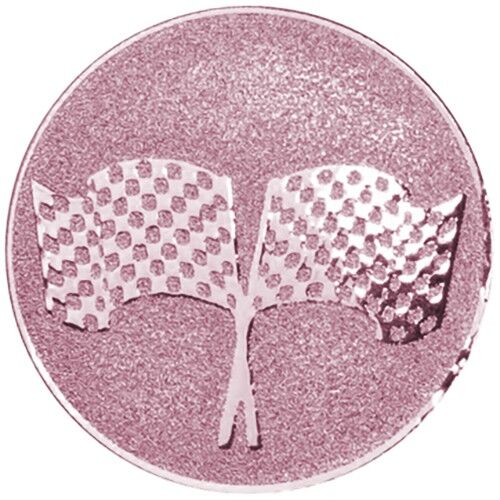 Metal Crossed Flags Centre 50Mm - Bronze 2" Thumbnail