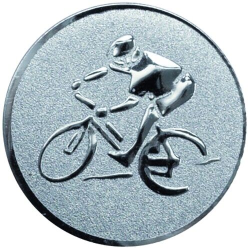 Metal Cycling Centre 25Mm - Silver 1" Thumbnail