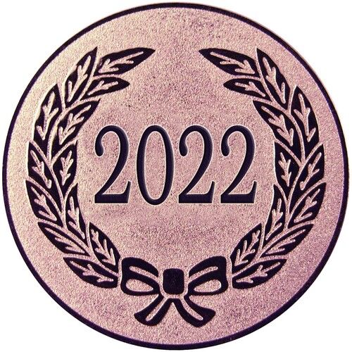 Metal 2022 Year Date Centre 25Mm Bronze - 1" Thumbnail