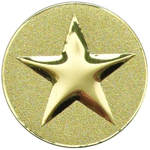 Metal Star Centre 25Mm - Gold 1" Thumbnail