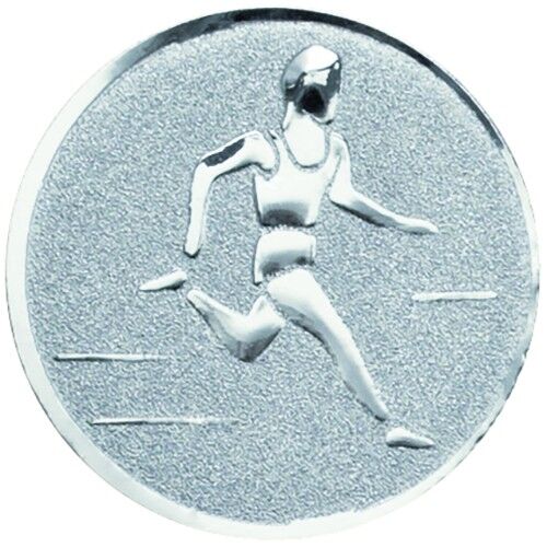 Metal Male Track Centre 25Mm - Silver 1" Thumbnail
