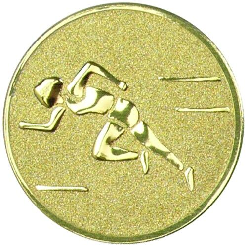Metal Female Track Centre 25Mm - Gold 1" Thumbnail