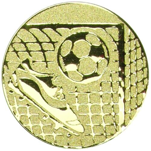 Metal Football Boot/Ball Centre 25Mm - Gold 1" Thumbnail