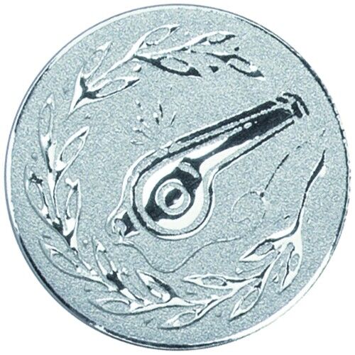 Metal Whistle Centre 25Mm - Silver 1" Thumbnail