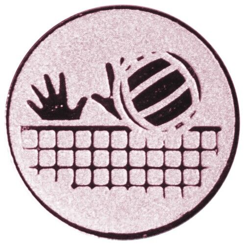 Metal Volleyball Centre 25Mm - Bronze 1" Thumbnail