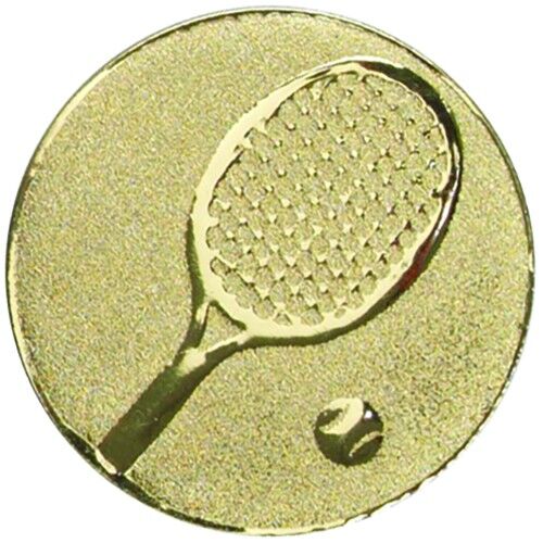 Metal Tennis Centre 25Mm - Gold 1" Thumbnail