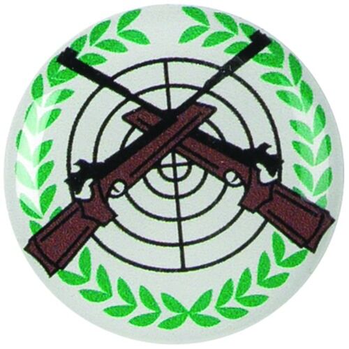 Acrylic Centre Crossed Rifles  - 1" Thumbnail