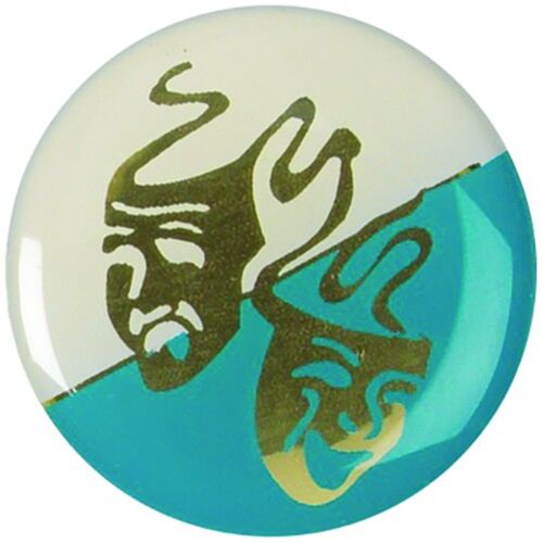 Acrylic Centre Drama Masks  - 1" Thumbnail