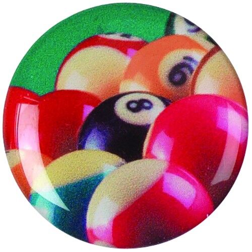 Acrylic Photo Action Centre Pool Balls - 1" Thumbnail
