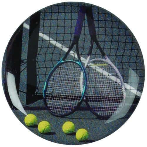 Acrylic Photo Action Centre Tennis Rackets - 1" Thumbnail