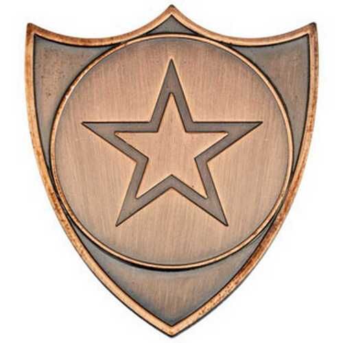 Shield Badge - Bronze 1.5" Thumbnail