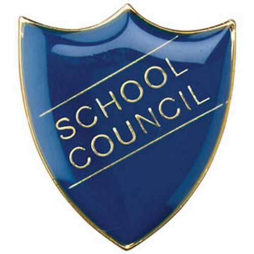 School Shield Badge (School Council) - Blue 1.25" Thumbnail