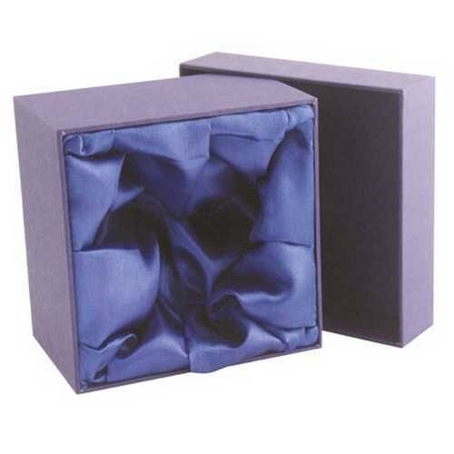 Blue Presentation Box Fits 1/2 Pint Or 1 Whiskey Or 1 Brandy - 140 X 140 X 90Mm Thumbnail
