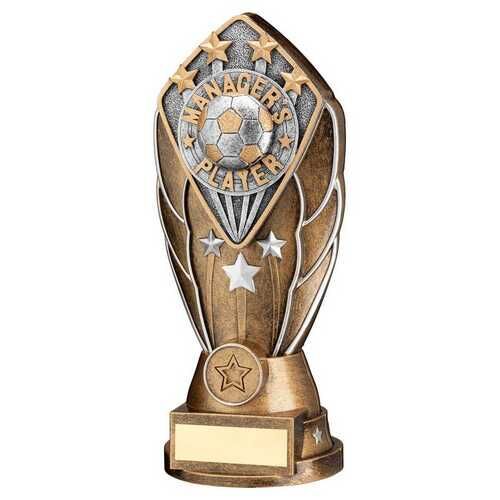 Brz/Silv Diamond Column + 'Managers Player' Disc & Plate - 6.75" Thumbnail