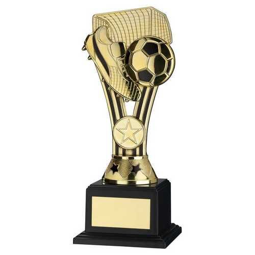 Gold/Black Plastic 'Wembley' Figure On Base - 8.5" Thumbnail