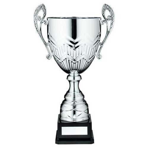 Silver Bullet Bowl With Handles Assembled Trophy And Plate - 21.5" Thumbnail