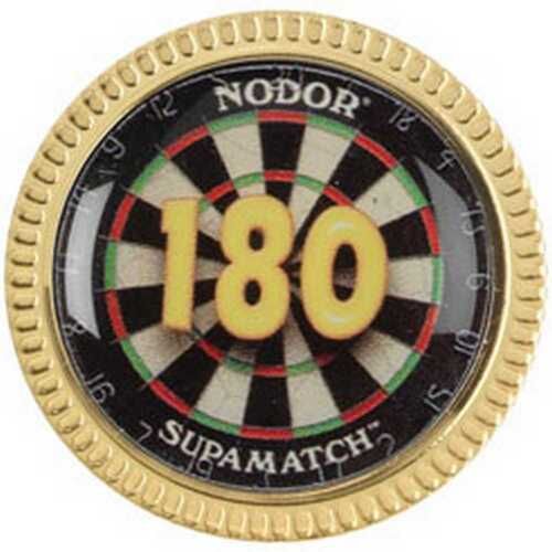 Darts '180' Metal Round Badge - 1.25" Thumbnail