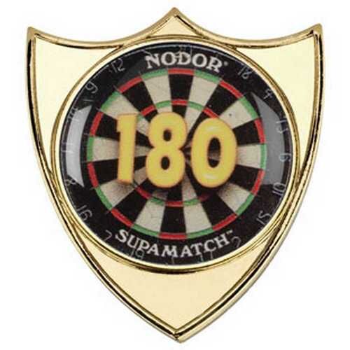 Darts '180' Metal Shield Badge - 1.5" Thumbnail