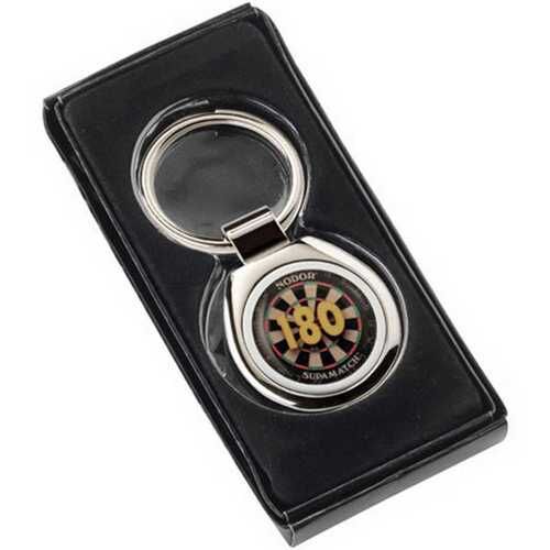 Darts '180' Metal Keyring - Round 1.75" Thumbnail