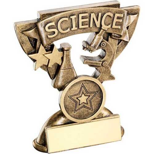 Bronze/Gold Science Mini Cup With Plate - 3.75" Thumbnail