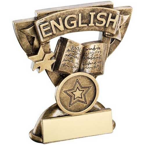 Bronze/Gold English Mini Cup With Plate - 3.75" Thumbnail