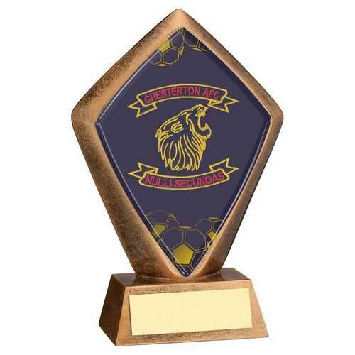 Brz/Gold Special Diamond Holder And Plate (Sp-Diamond Centre) - 5.25" Thumbnail