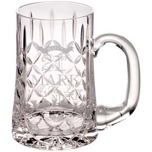 Glass Tankard - 610Ml Blank Panel 5.5" Thumbnail