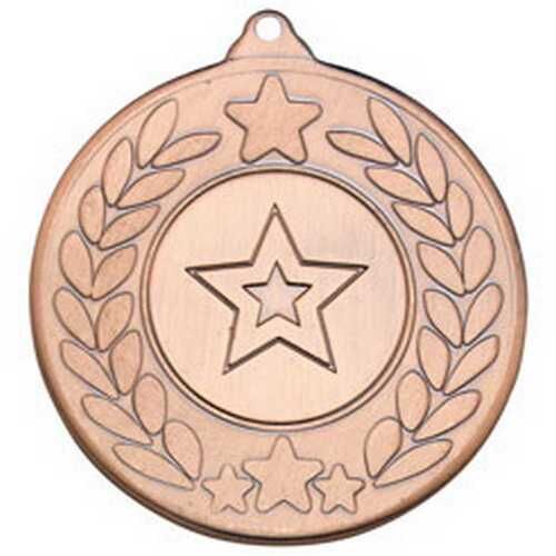 Stars And Wreath Medal  - Bronze 2" Thumbnail