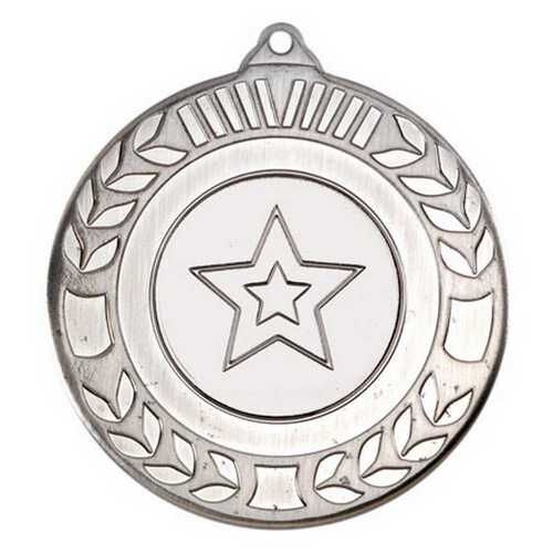 Wreath Medal  - Antique Silver 2" Thumbnail