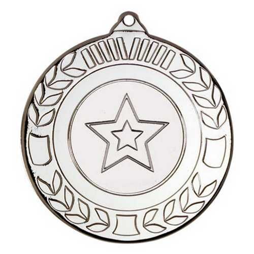 Wreath Medal  - Silver 2" Thumbnail