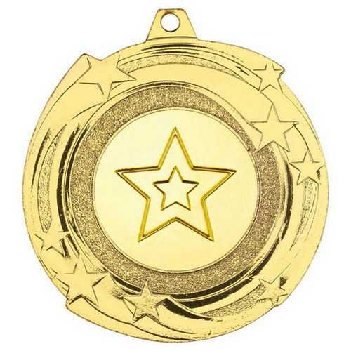 Star Cyclone Medal  - Gold 2" Thumbnail