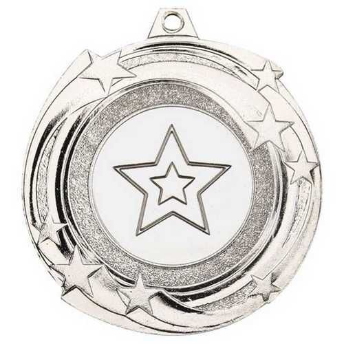 Star Cyclone Medal  - Silver 2" Thumbnail