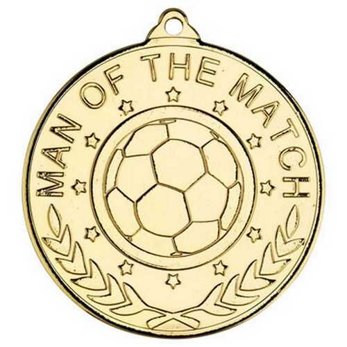 Football 'Man Of The Match' Medal  - 2" Thumbnail
