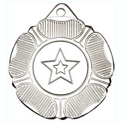 Tudor Rose Medal  - Silver 2" Thumbnail