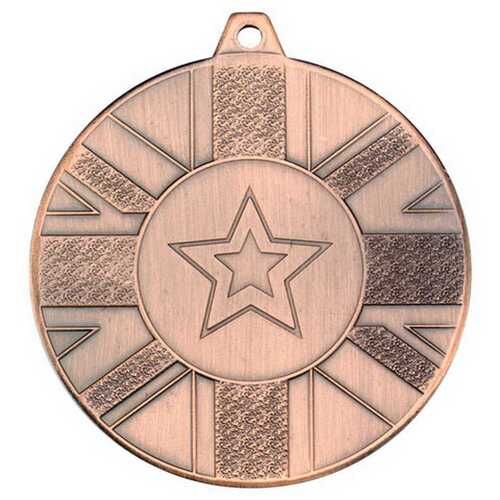 Union Flag Medal  - Bronze 2" Thumbnail