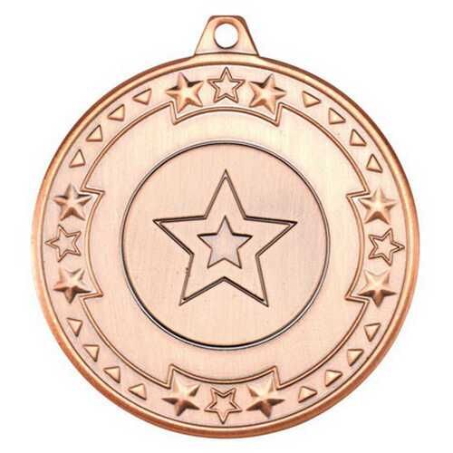 Tri Star Medal  - Bronze 2" Thumbnail