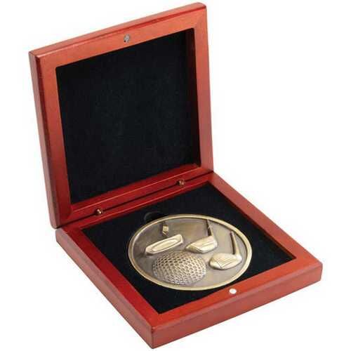 Rosewood Medal Box -  4.25" Thumbnail