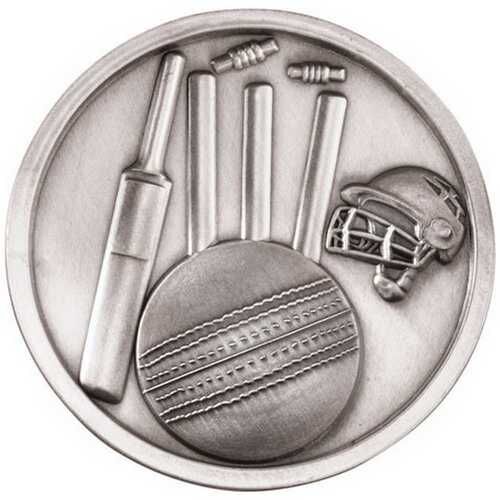 Cricket Medallion - Antique Silver 2.75" Thumbnail