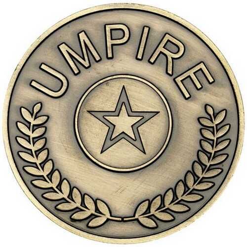 Umpire Medallion  - Antique Gold - 2.75" Thumbnail
