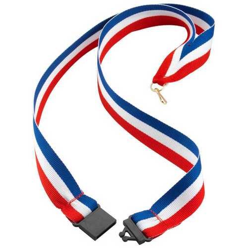 Medal Ribbon R/W/B With Plastic Safety Clip Thumbnail