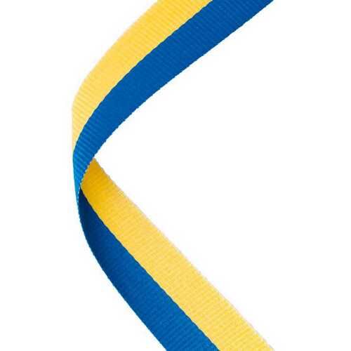 Medal Ribbon Royal Blue/Yellow Thumbnail