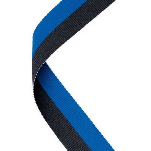 Medal Ribbon Royal Blue/Black Thumbnail