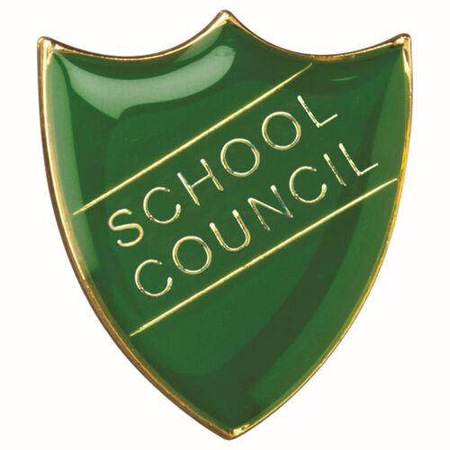 School Shield Badge (School Council) - Green 1.25" Thumbnail