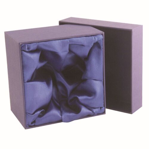 Blue Presentation Box Fits 1/2 Pint Or 1 Whiskey Or 1 Brandy - 140 X 140 X 90Mm Thumbnail