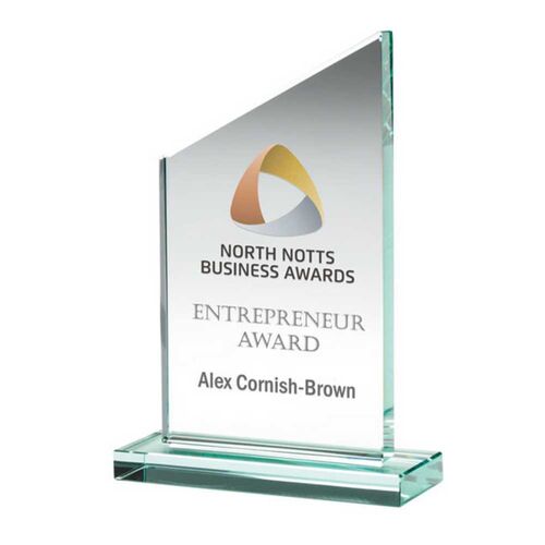 Jade Glass Plaque - 8.5" Thumbnail