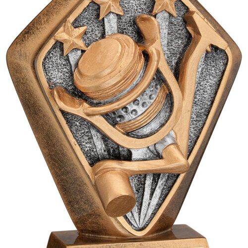 Brz/Gold Diamond Holder With 'Angling' Disc With Plate - 5.25" Thumbnail