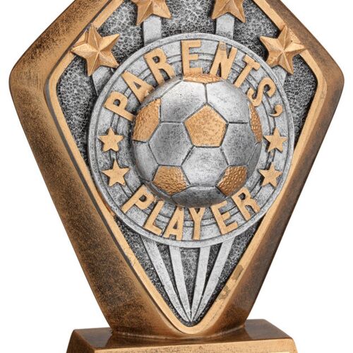 Brz/Gold Diamond Holder With 'Parents Player' Disc And Plate - 5.25" Thumbnail